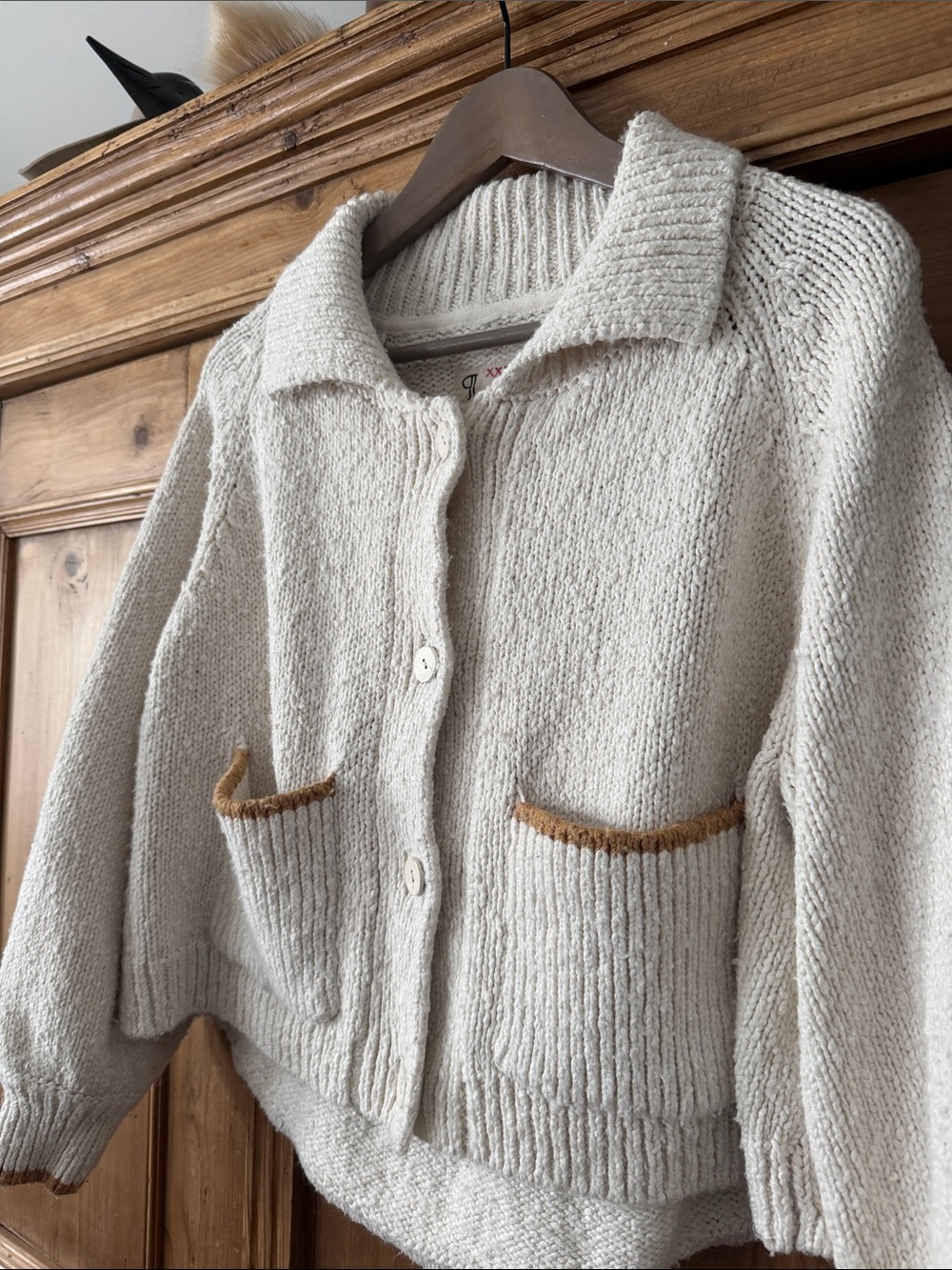 Anthropologie Pilcro Jesse Dog Icon Cardigan Sweater - Picture 5 of 9